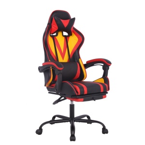Max Game RFG Scaun Gaming, ecopiele, negru-galben - Img 2