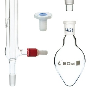 OrganoLab Compact 14/23 – Set pentru chimie organică (6 elemente, în spumă de protecție) - Img 3