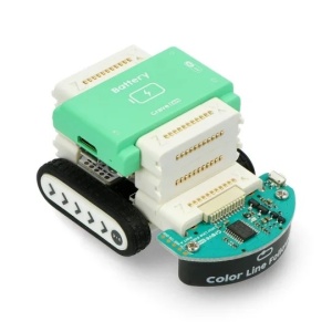 Robot educațional Grove Zero Car Kit - set de elemente conectate magnetic - 4 module - Img 4
