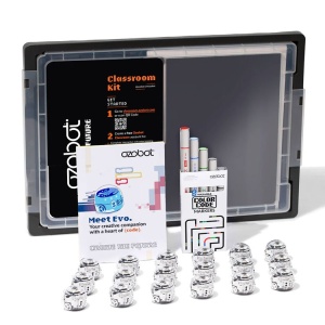 Robot programabil Ozobot Evo Set educațional de 18 bucăți