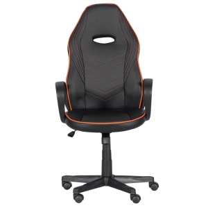 Scaun gaming Carmen 7530 - negru - portocaliu - Img 2