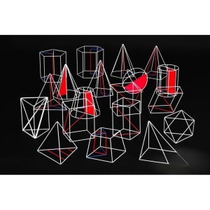 Set de 18 corpuri geometrice mari