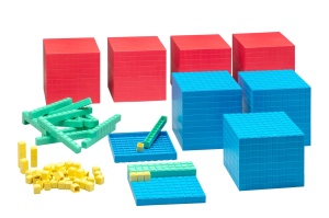 Set de aritmetică zecimală pentru clasă, 184 piese, RE-Plastic
