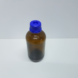 Sticlă din sticlă chihlimbarie 1 l cu capac filetat din borosilicat - Img 3