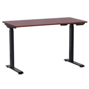 Birou ergonomic cu reglare a înălțimii Carmen CR-119 - mahon-negru