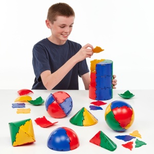 Constructor Polydron Sphere clasa set - Img 2