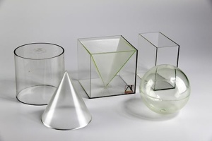Corpuri geometrice transparente (6 buc.)