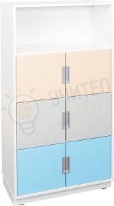 Dulap cu 3 rafturi, alb Quadro - XL - Img 4