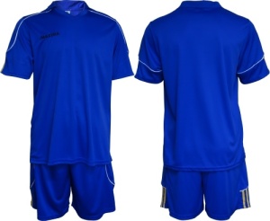 Echipament pentru fotbal/ volei/ handbal, tricou cu pantaloni scurți - albastru