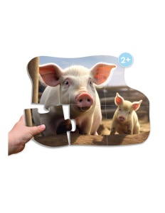 Maxi-puzzle Animale și puii lor - Img 3