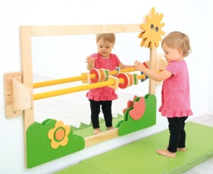 Oglindă pentru copii mici 120 x 80 cm