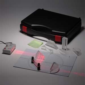 Set demonstrativ optic cu laser - Set magnetic pentru experimente didactice