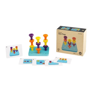 Set educațional Busy Play Geo Pegs