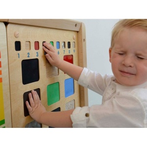 STEM Placă educațională pentru recunoașterea materialelor, texturilor, simțul tactil - Img 2