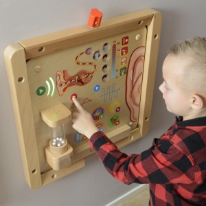 Tabla interactiva din lemn STEM Senses - Auz - Img 2