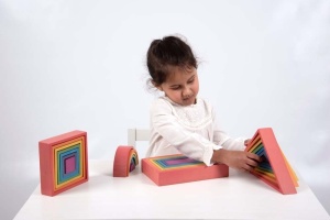 Triunghiuri multicolore constructor - Img 3