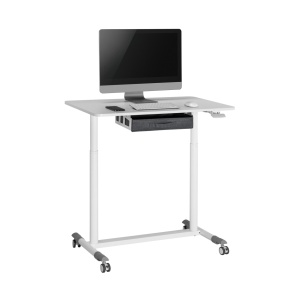 Birou Adler 9.5 cu înălțime reglabilă, alb, RFG - Img 2