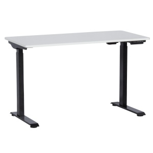 Birou ergonomic cu reglare a înălțimii Carmen CR-119 - alb-negru