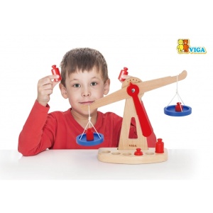 Cântar educațional din lemn - Img 2