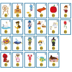 Carduri BeeBot A6 pentru Tales Mat 22 buc. - Img 2