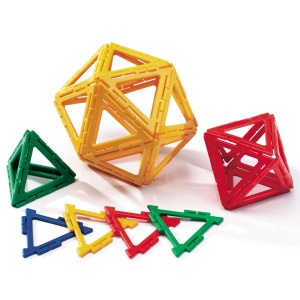 Constructor Polydron CADRE TRIANGURI ECHILATERALE 160 buc