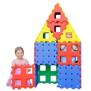 Constructor Polydron, XL, grup, 24 piese