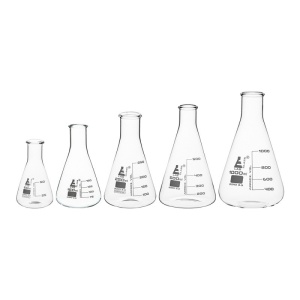 EduLab Borosilicate Complete Set 50–1000 ml – Set 5 baloane Erlenmeyer cu spumă - Img 3