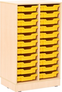 Etagere Grande L pentru recipiente - 2 coloane - arțar - Img 3