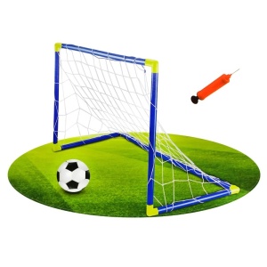 Poartă de fotbal cu minge și pompă