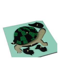 Puzzle Montessori cu broască țestoasă - Img 3