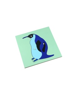 Puzzle Montessori cu pinguin - Img 2