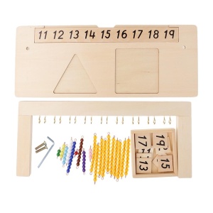 Ramă Montessori pentru înșirat - de la 11 la 19 - Img 2