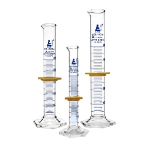 Set 3 cilindri gradați clasa A cu spumă de protecție – 10/25/50 ml - Img 2