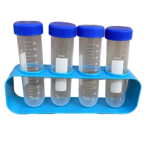 Set suport pentru eprubete cu 4 eprubete