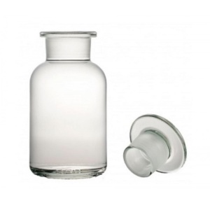 Sticlă de sticlă cu reactiv 50 ml cu gât larg