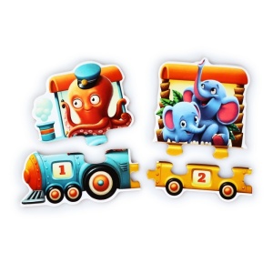 Trenul numerelor - 10 puzzle-uri educaționale - Img 2