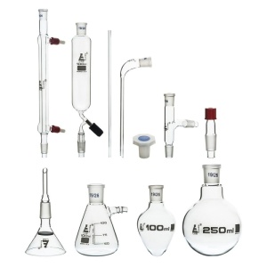ChemMaster – Set de sticlărie de laborator 19/26 cu condensator Liebig (11 piese) - Img 2