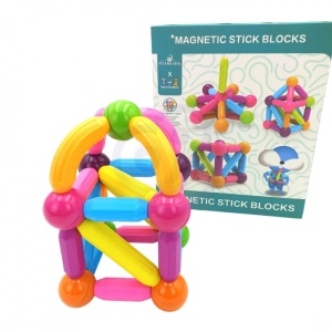 Constructor magnetic piese mari 28 el. - Img 2