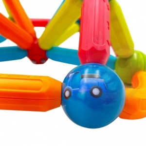 Constructor magnetic piese mari 52 h, strat. cutie - Img 2