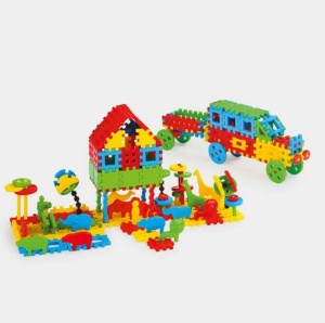 Constructor tip waffle din 200 de piese în cutie