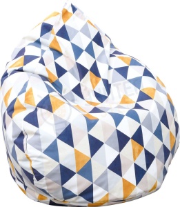 Fotoliu pară - motiv geometric triunghi