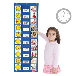Îmi planific rutina zilnică - o tablă cu buzunare