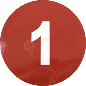 Markere de antrenament Ф23 cm, cu cifre 1-10, set