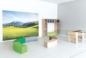 Paolo scaun lung, verde intens - Img 2