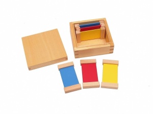 Plăcuțe colorate Montessori (set mic) - Img 1