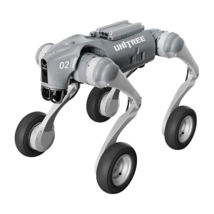 Platformă mobilă cu patru picioare - robot câine - Unitree Go2-W U1