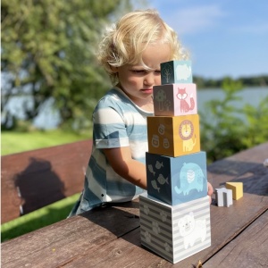 Puzzle din lemn piramidă - Img 2