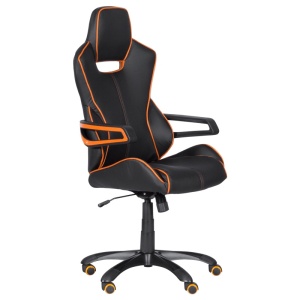 Scaun gaming Carmen 7513 - negru-portocaliu