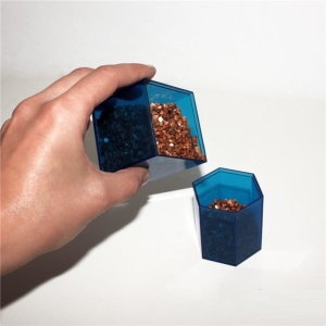 Set de 12 corpuri transparente pentru compararea volumelor – model pentru elevi - Img 3
