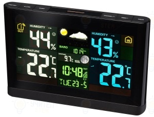 Stație meteo cu display color, black